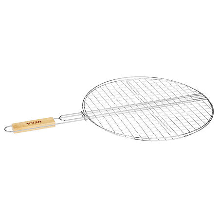 Решетка за барбекю NEKA, Хромирана стомана, Ø 40 cm