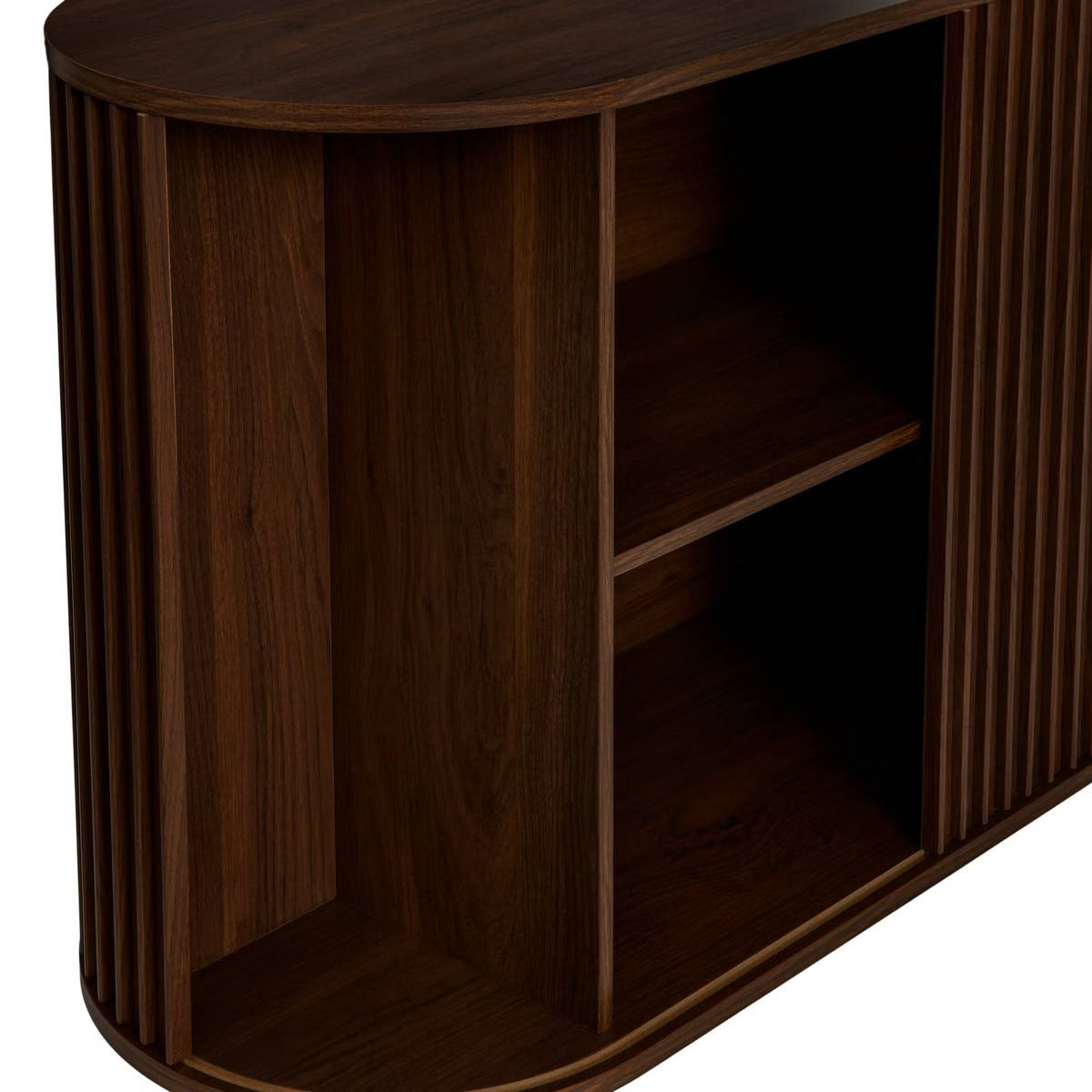 Скрин atmosphera Alcove, Ефект орех, 2 плъзгащи врати, 100 cm