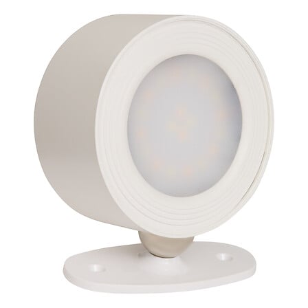 LED стенна лампа 5five, USB зареждане, 3 цвята светлина, Бяла