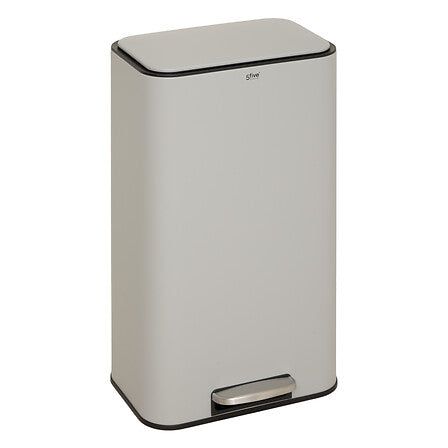 Кош за смет 5five Delta, Метал, 30L, Сив