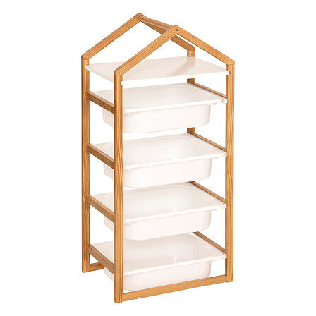 Raft de depozitare pentru copii Atmosphera Bako, 43x30x95 cm, MDF