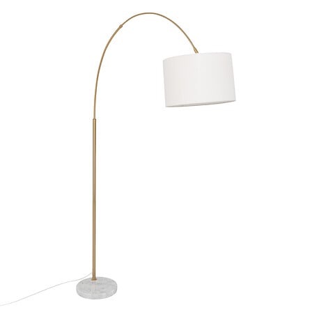 Atmosfera lampion Tilio, H.195cm, Marmura, Aur
