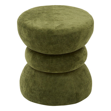 Пуф atmosphera Totem Ritem, Кръгъл, Каки зелен, 36 cm