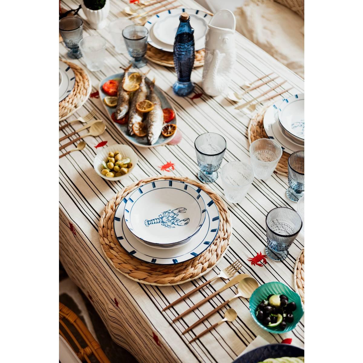 Комплект прибори за хранене 24 части Secret de Gourmet Ida, Неръждаема стомана и дърво, Кафяв