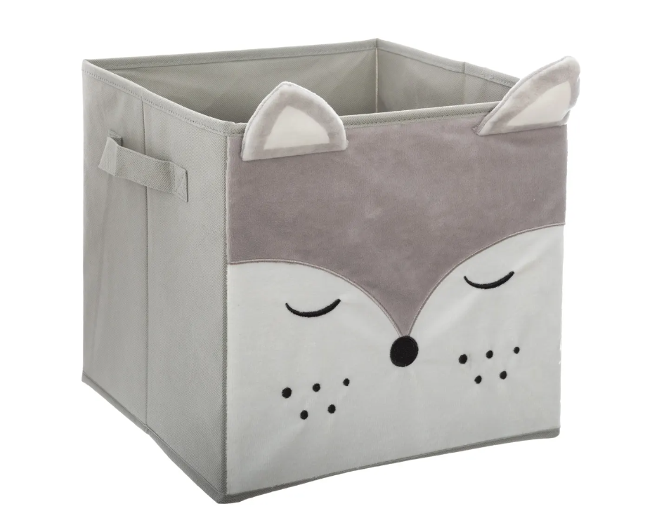 Детска кутия за съхранение atmosphera Fox, 29x29 см