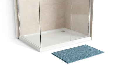 Килимче за баня 5five Colors Artique Mini Chenille, Полиестер, 50 x 80 cm, Арктик