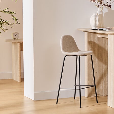 Scaun de bar Atmosphere Vladi, material textil