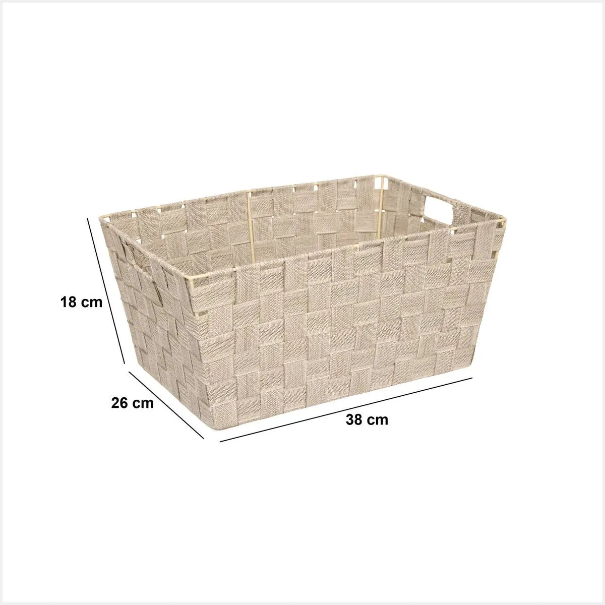 Coș de depozitare 5five Lise, teșit, 38x26x18 cm