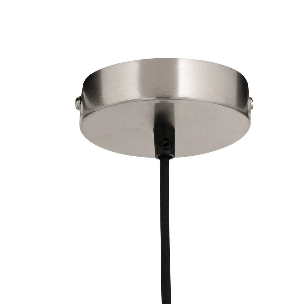 Lampă suspendată Atmosphera Arlo, 76 cm, argintie