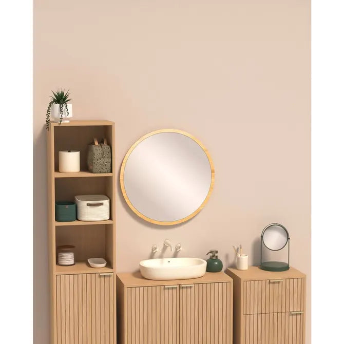 Огледало за баня 5five Ficus, Кръгло, Pivot Duo