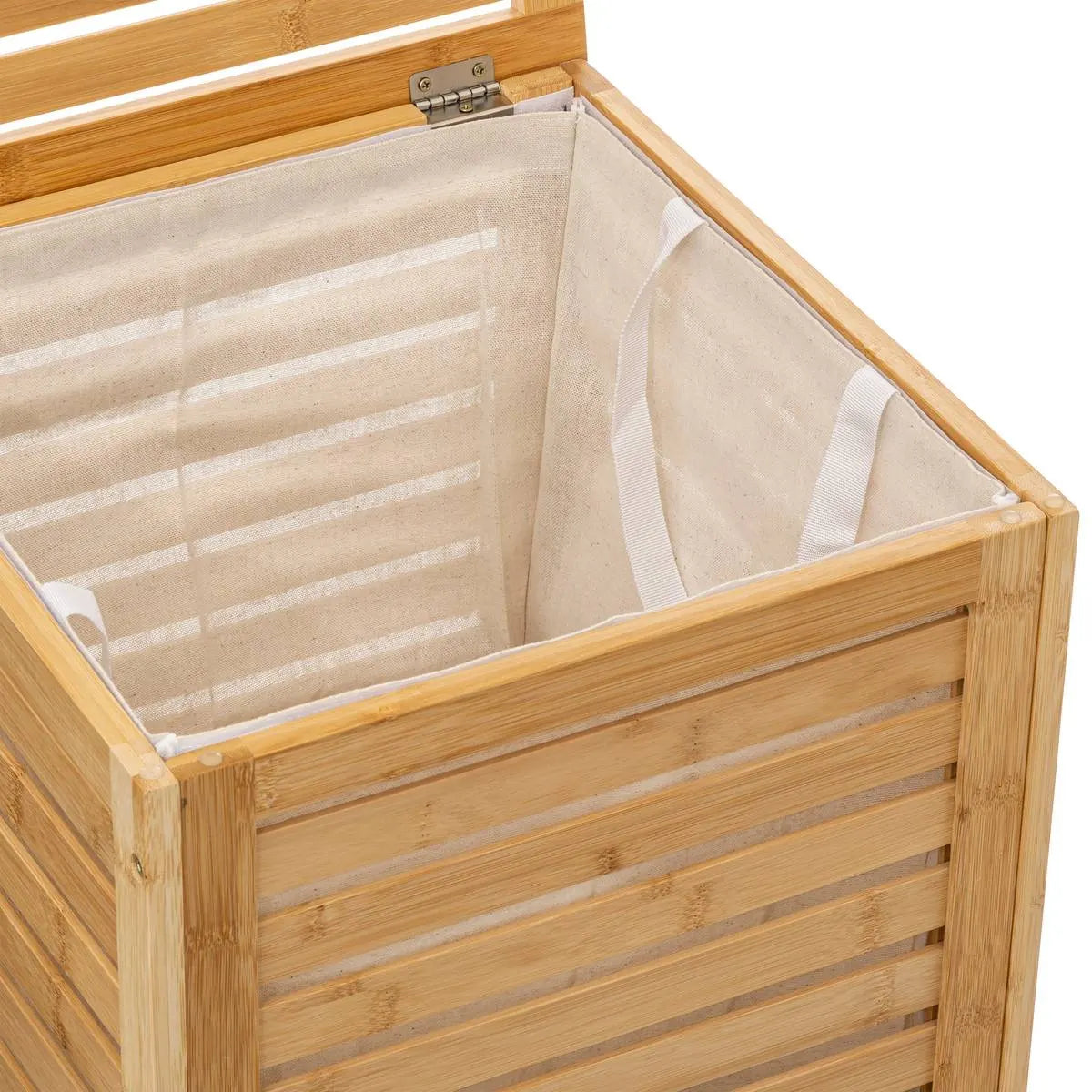Coș de rufe 5five Sicla, Bambus, 65 L