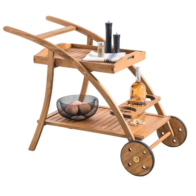 Помощна количка Hesperide Tiwi, Акация, 78x56x105 cm