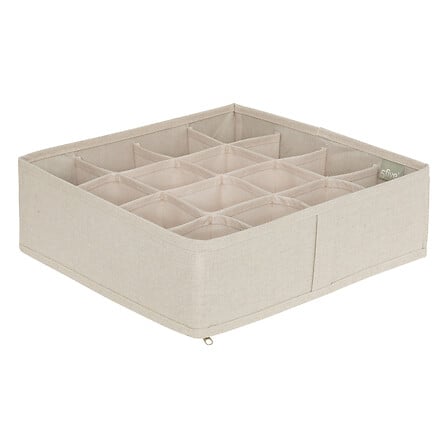 Органайзер за чекмедже 5five Dressy+, 16 отделения, 31x31 cm, Бежов