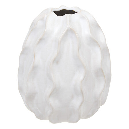 Vază Atmosphere Sandri, 17 cm, Alb, Ceramică