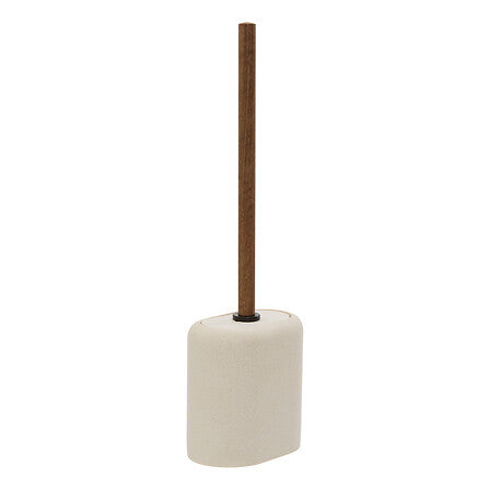Четка за тоалетна 5five Argiléo, Полирезин, Бежова, 39 cm