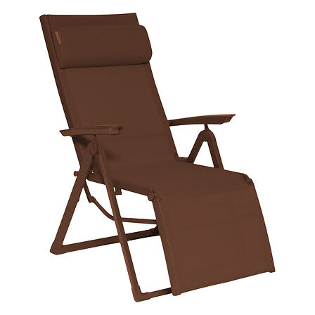 Decima reclining chair aluminium ebony