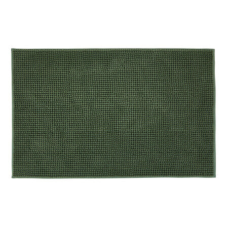 Килимче за баня 5five Colors Mini Chenille, Полиестер, 50x80 cm, Тъмнозелено