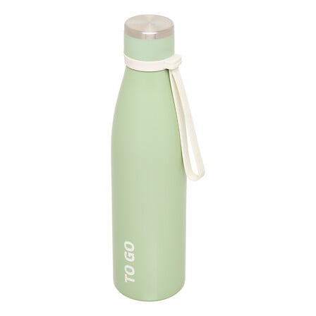 Термос с дръжка 5five To Go, Неръждаема стомана, 0.65 л, Зелен