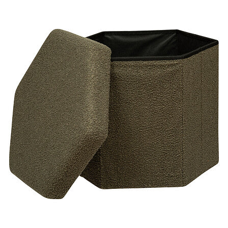 Pouf cu atmosfera de depozitare Jako, Boucle, Pliabil