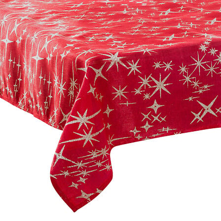 TABLECLOTH STRAGI RED 140X360