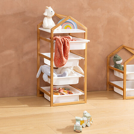 Raft de depozitare pentru copii Atmosphera Bako, 43x30x95 cm, MDF