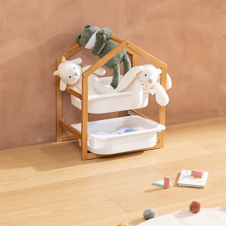 Raft de depozitare pentru copii Atmosphera Bako, 43x30x55 cm, MDF