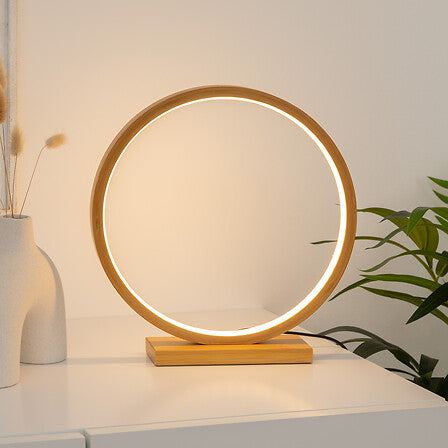 Lampă de masă Atmosphere Stela, 32 cm, Bambus