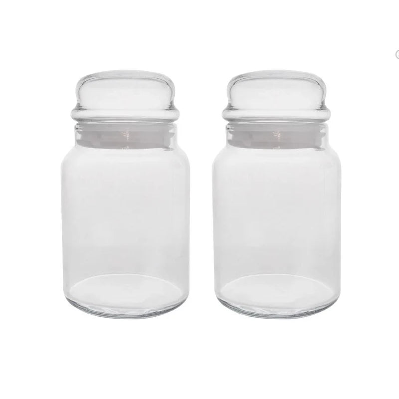 Borcan de sticlă cu capac pentru depozitare LAV Sera, 890 ml, 2 buc.