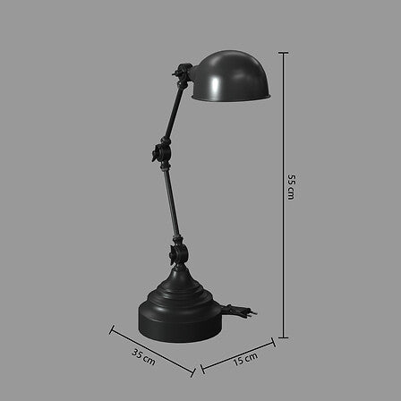 Lampă de masă Atmosphera Basalt, 55 cm, Beton