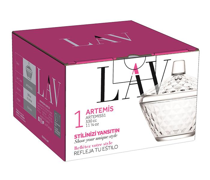 Zahărniță din sticlă cu capac LAV Artemis Ø12