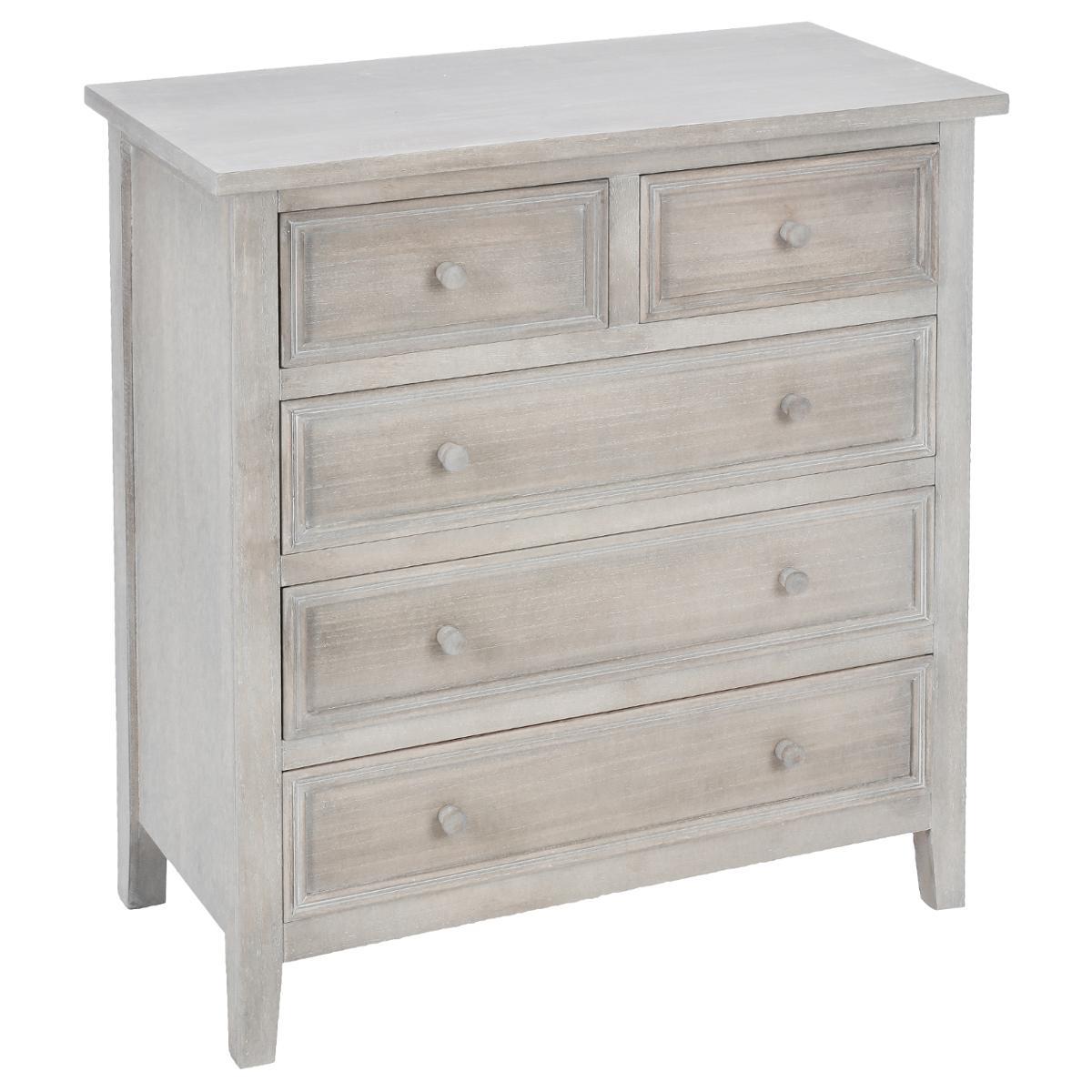 Comodă Atmosphera Charm, 5 sertare, MDF, 73x35x81 cm