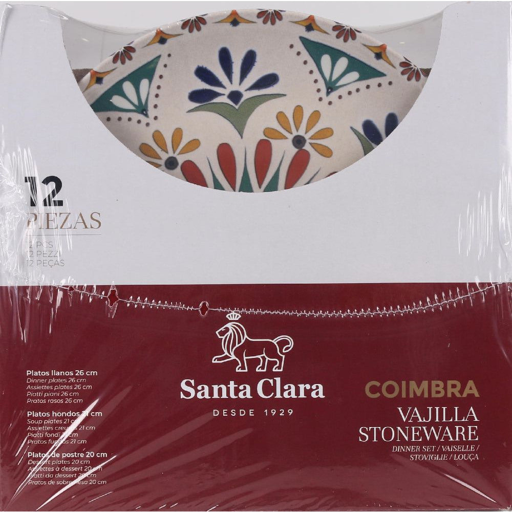 Set de masă Santa Clara Coimbra, 12 piese, ceramică