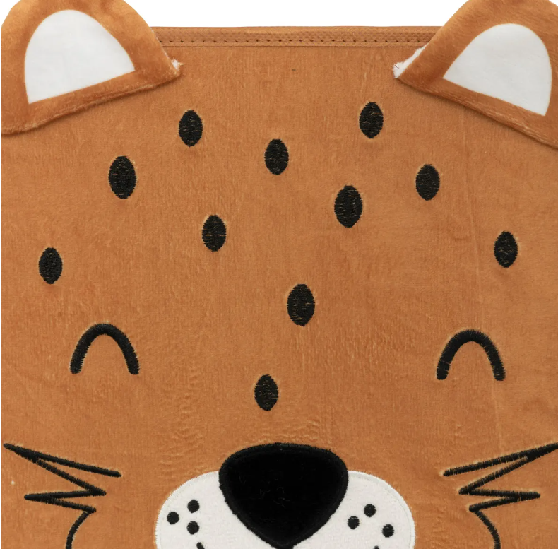 Детска кутия за съхранение atmosphera Leopard, 29x29 см