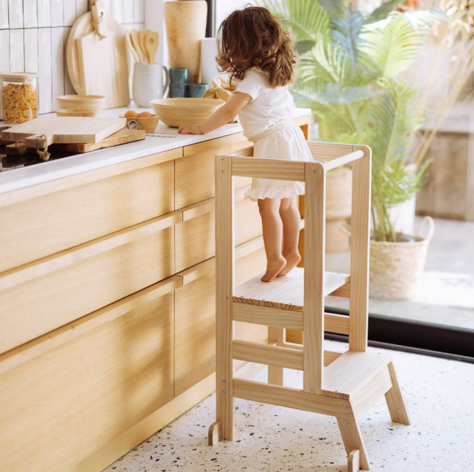Παιδικός πύργος εκμάθησης Montessori atmosphera Lea, ξύλινος