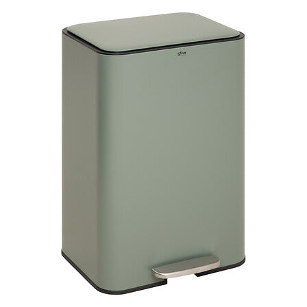 Кош за смет 5five Delta Slim, Метал, 50L, Зелен