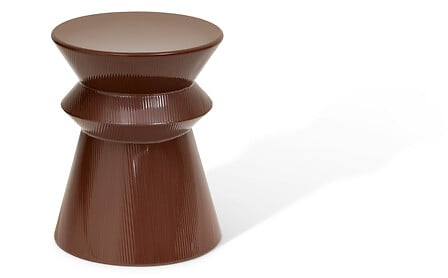 Кафе маса atmosphera Maya, Метал, Шоколадово кафяво, Ø35.5 cm
