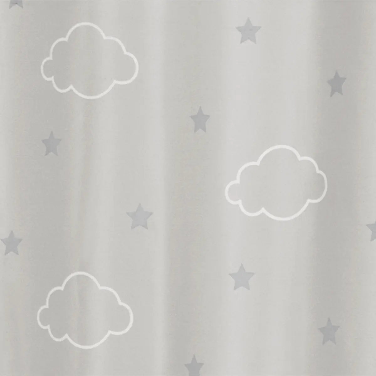 Детска светеща затъмняваща завеса atmosphera Cloud Glow, 140x250, Сив