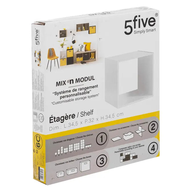 Рафт 5five Mix'n Modul, 1 отделение, MDF, 35x32x35 cm