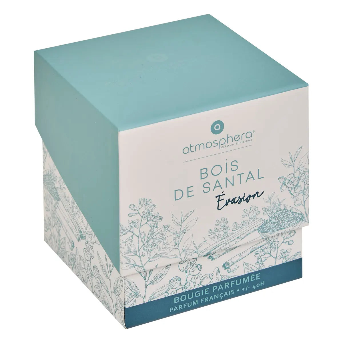 Lumânare parfumată Atmosphera Mael, Sticlă, 190 g