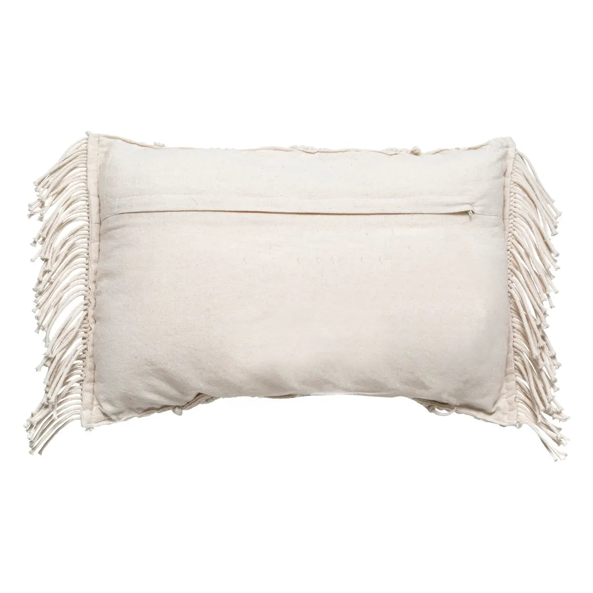 Pernă decorativă Atmosphera Macrame, 30x50 cm, Ivory