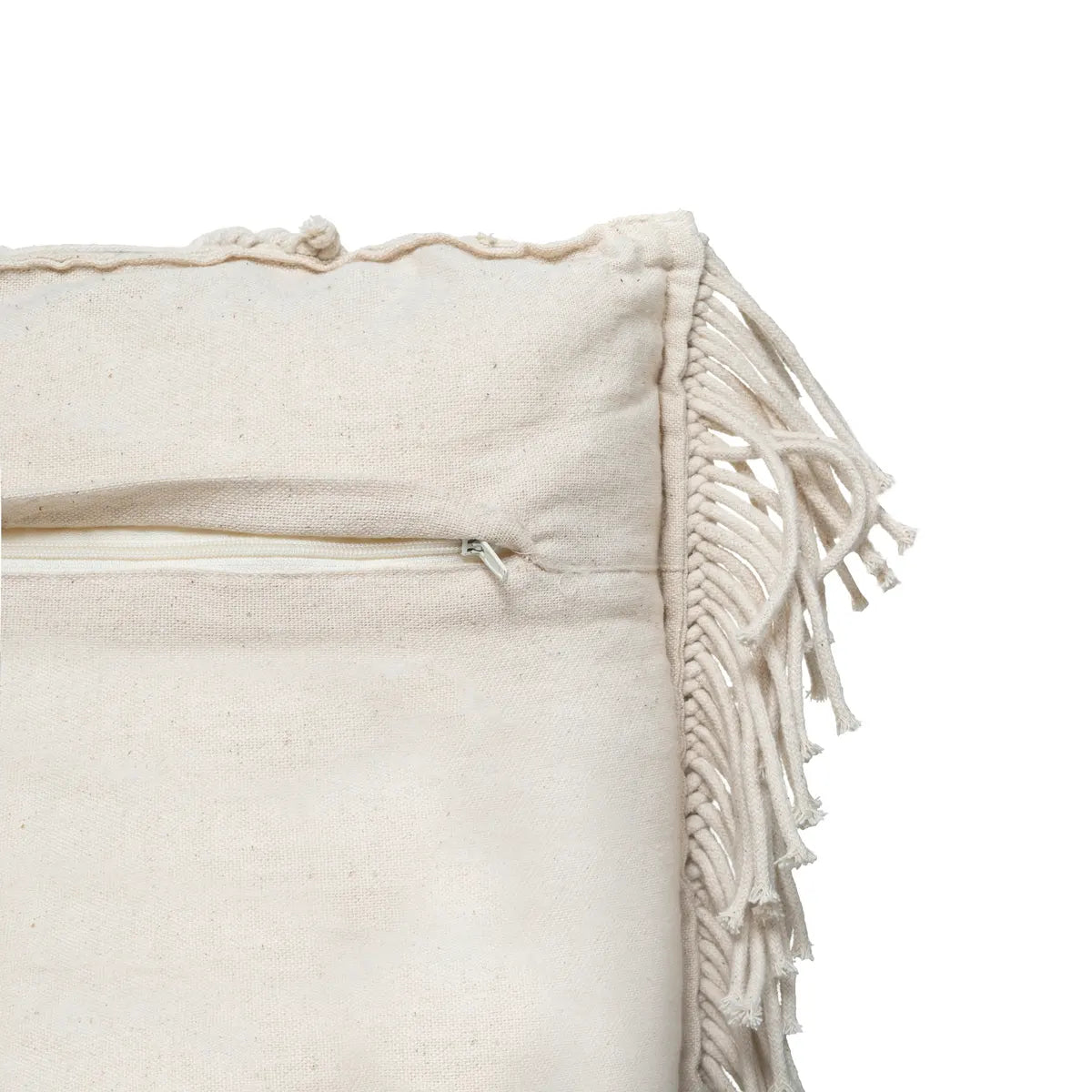 Pernă decorativă Atmosphera Macrame, 30x50 cm, Ivory