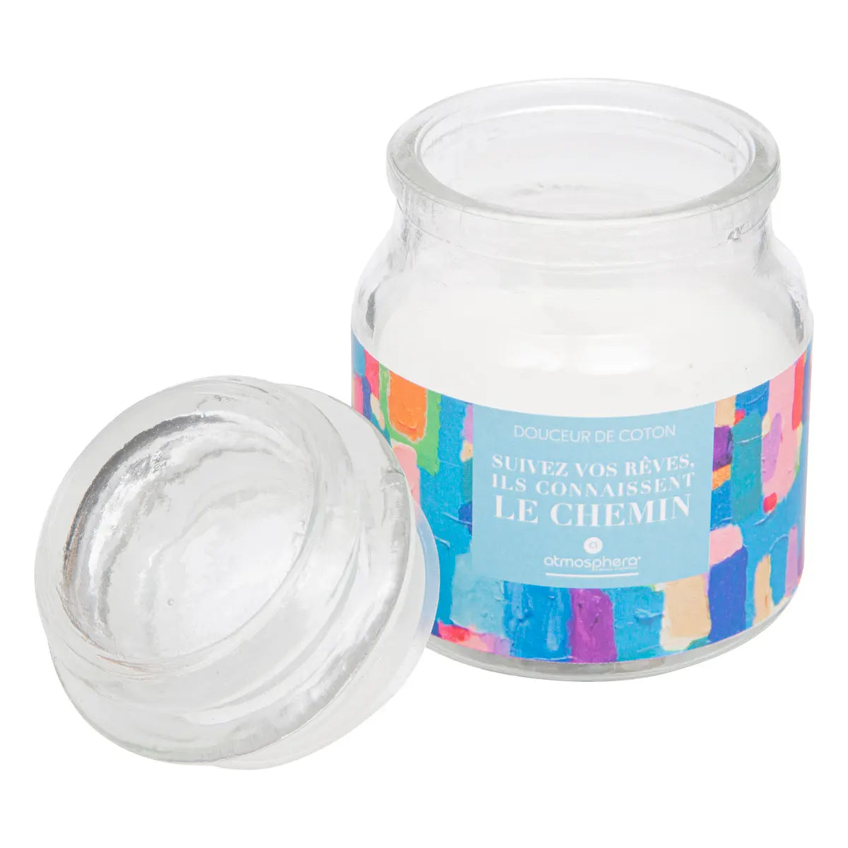 Lumânare parfumată Atmosphera Jomy, Sticlă, 65 g