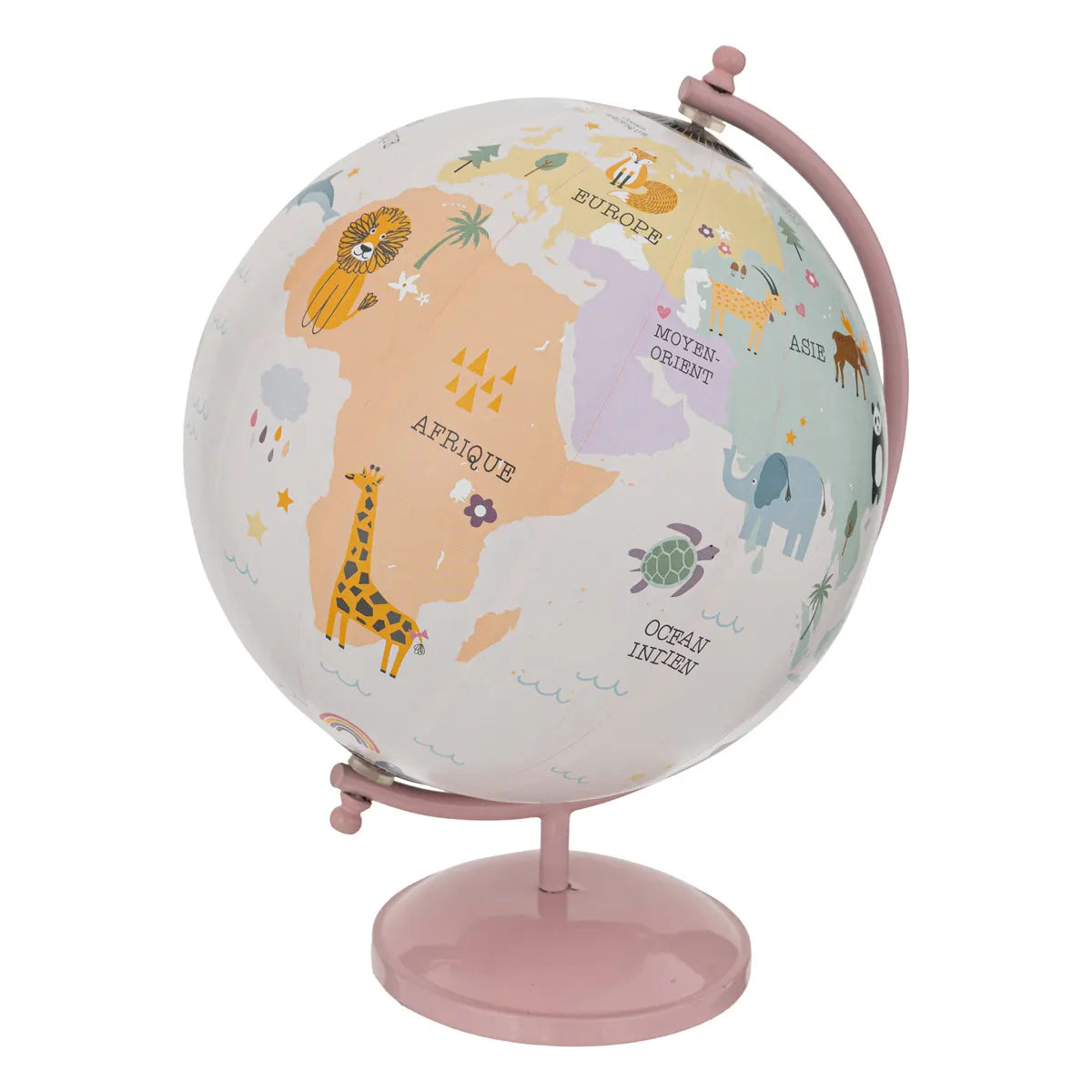 Glob Atmosphera pentru copii, roz, 20 cm