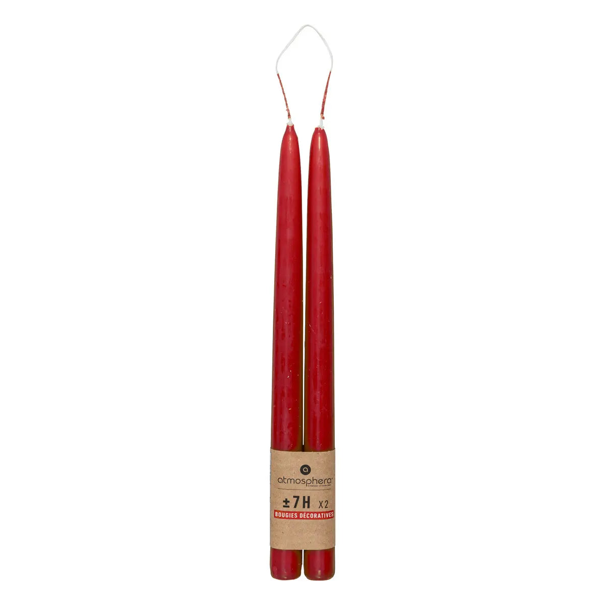 Lumânări neparfumate Atmosphera Hugo, 30 cm, 2 buc.