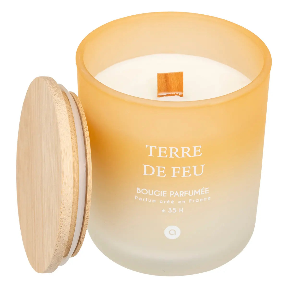 Lumânare parfumată Atmosphera Sana, Sticlă, 255 g