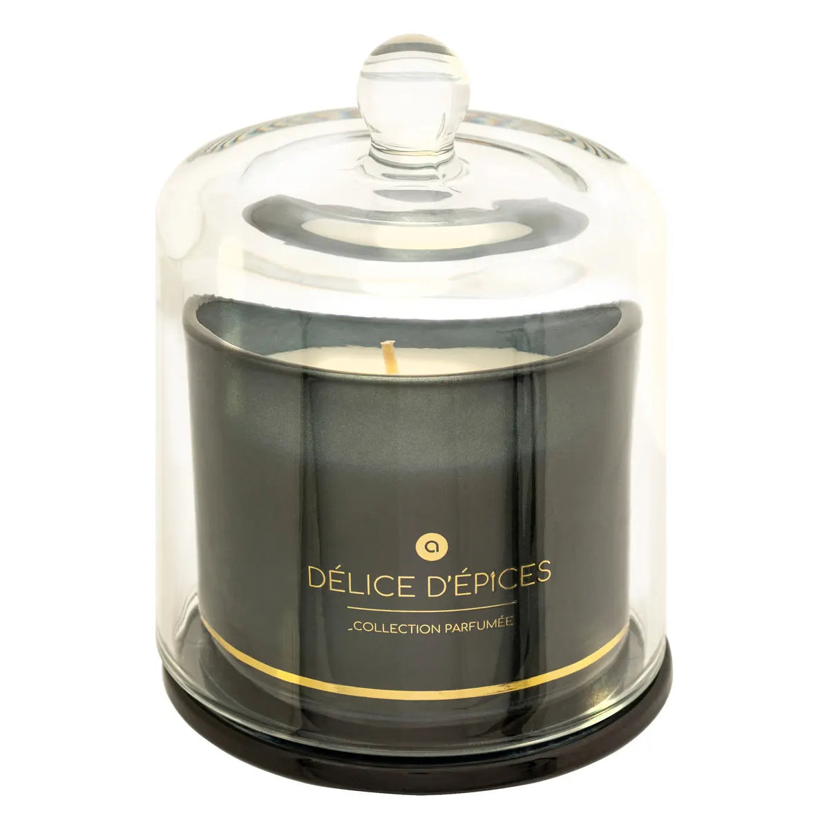Lumânare parfumată Atmosphera Ilae, Sticlă, 240 g