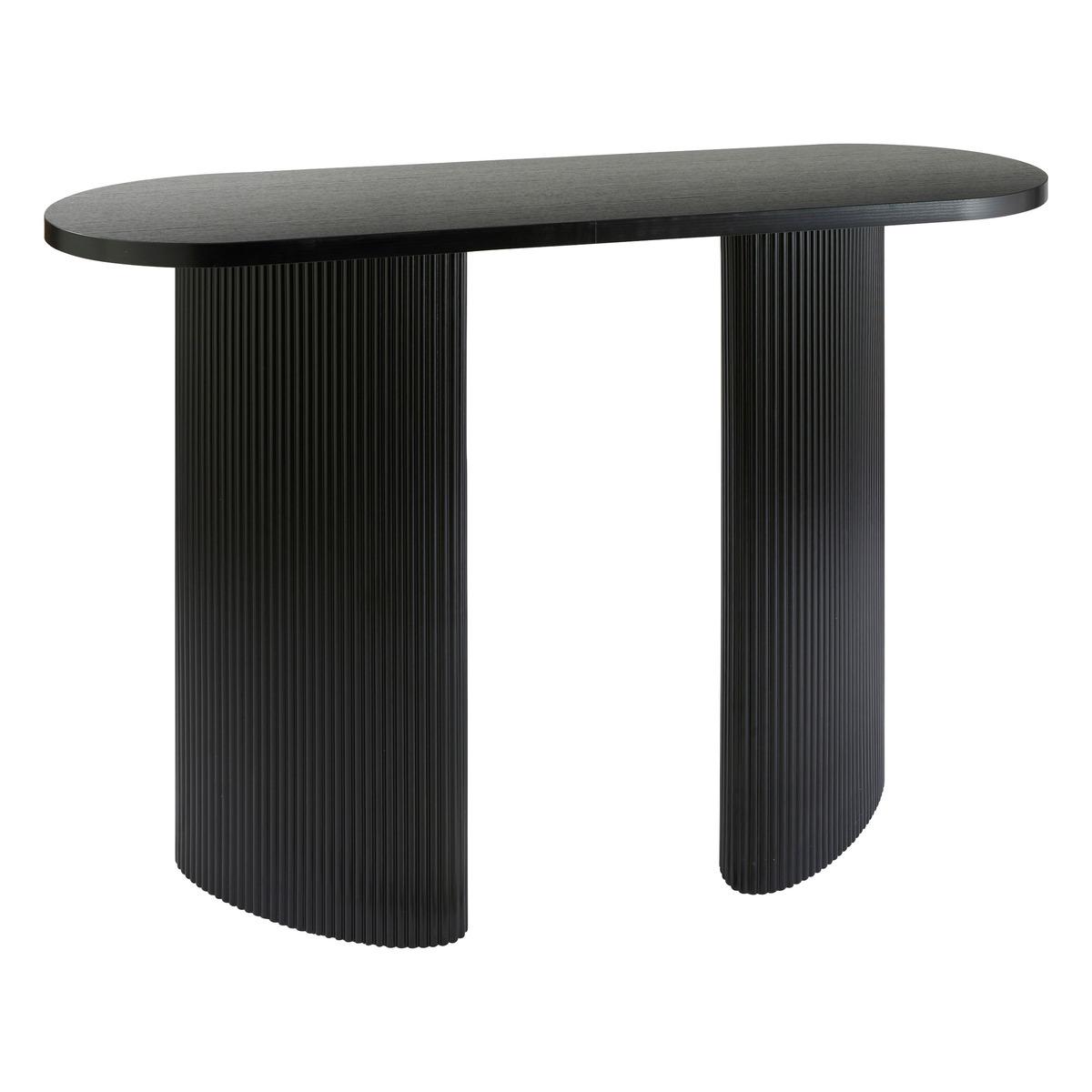 Masă consolă Atmosphera Olova, 120x40x80 cm, MDF, Negru