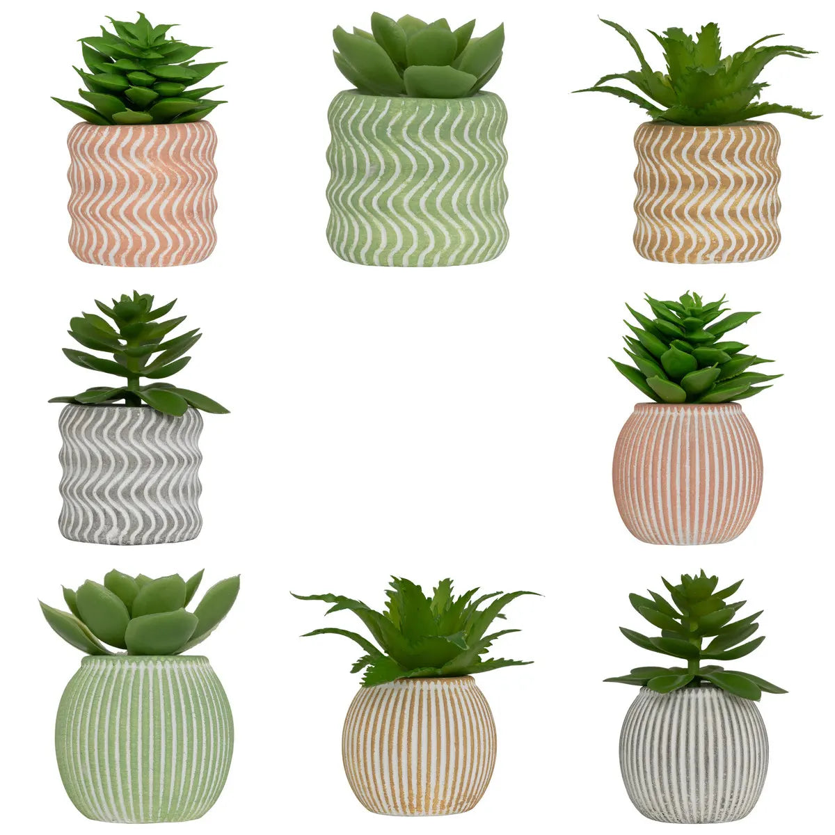 Изкуствено растение atmosphera Ubi Succulent, 7 cm, Различни видове
