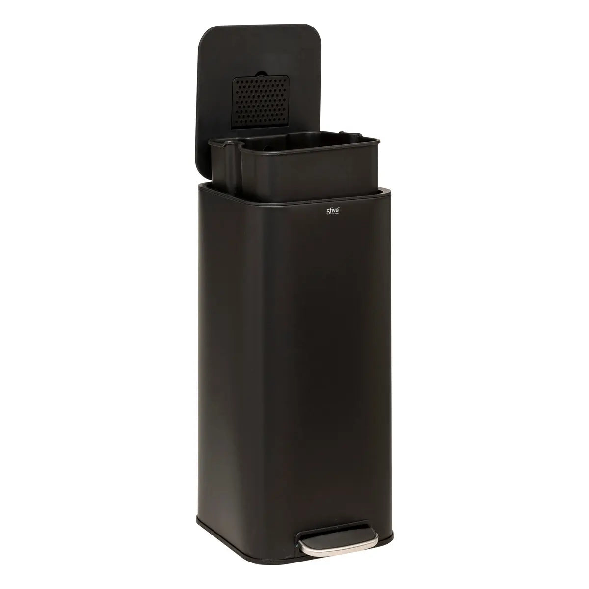 Coș 5five Delta Square, Metal, 30 L