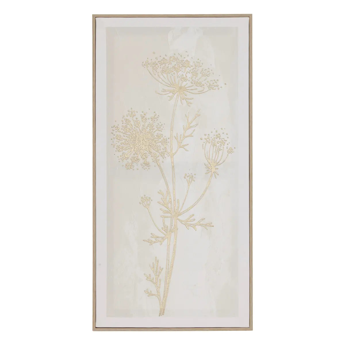Τρισδιάστατος πίνακας atmosphera Beryl, καμβάς 30x60 εκ., διάφορα σχέδια, όψη αλουμινίου